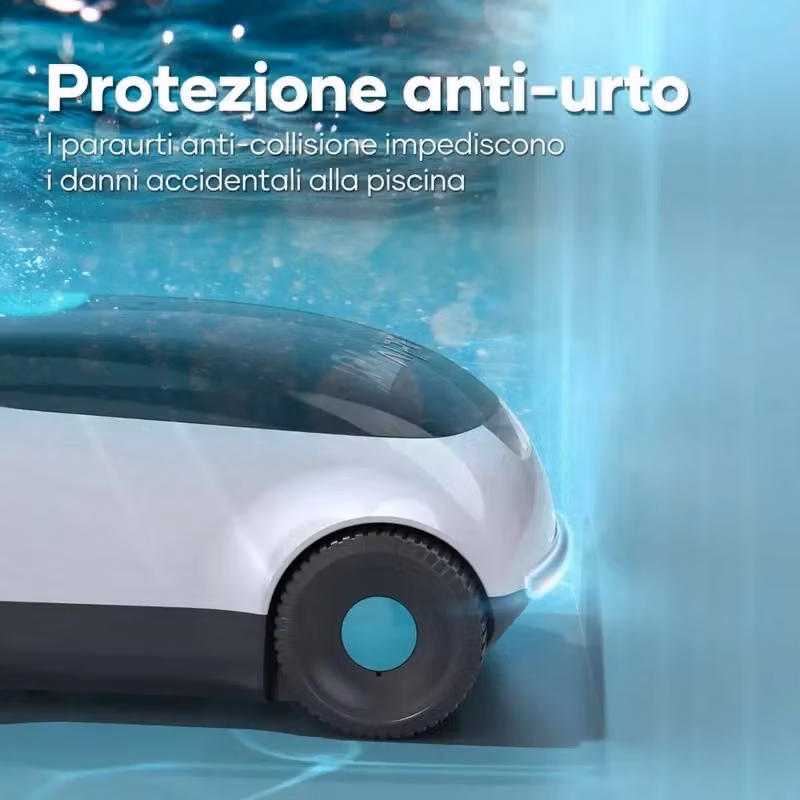 Robot Pulisci Piscina Aiper Scuba L1 Senza Fili Bianco con Batteria Ricaricabile per Piscine Fuori Terra – 2