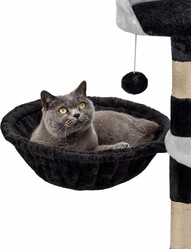 Piano di appoggio per tiragraffi - nero - Ø 40 cm - profondità 15 cm