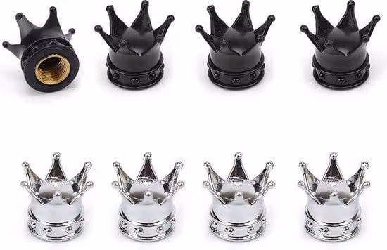 Tappi per valvole, set da 8 pezzi, per auto, bici e moto, decorativi