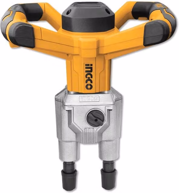 Miscelatore INGCO con 2 fruste in alluminio da 1800W, colore giallo