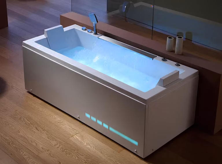 Whirlpool Blubberbad Hydromassagewanne Badewanne Whirlwanne 190x90 cm