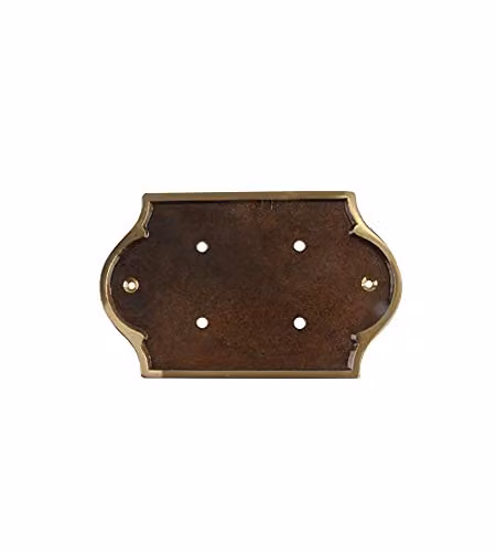 Placca Portanumeri Ottone Bonzato P3 250X120