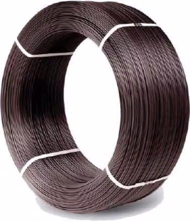 Filo zincato con rivestimento in pvc 3,0*3,8 mm marrone - 5 kg - 3,6 Pw B container