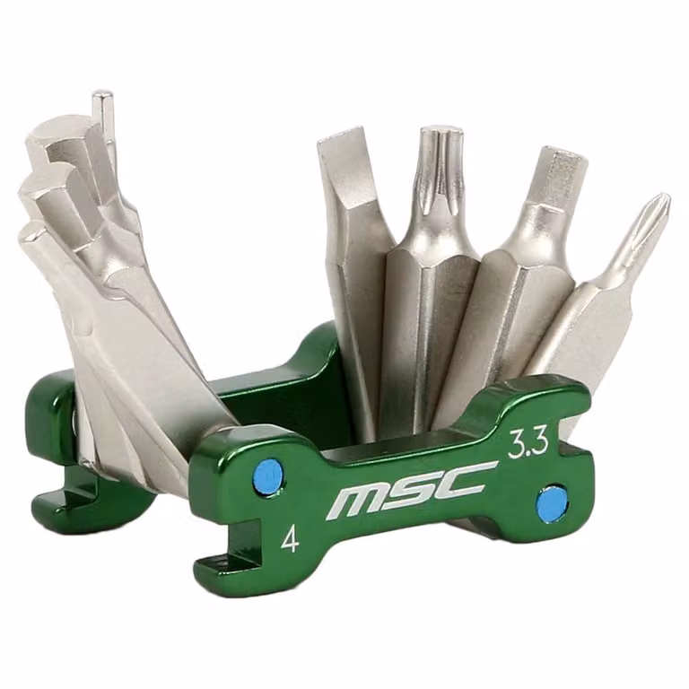 Msc Superflatxl Micro Multitool 12 funzioni Verde Taglia unica