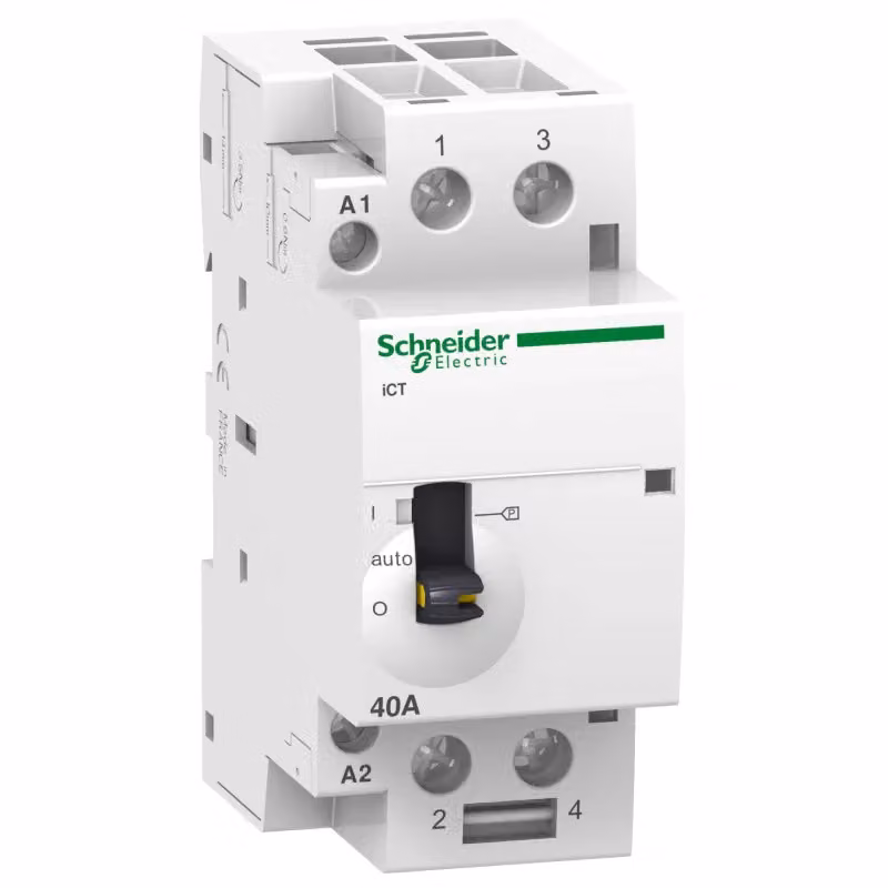 Contattore da installazione Schneider Electric iCT 63 A 2S 24 V 50 Hz MO A9C21162