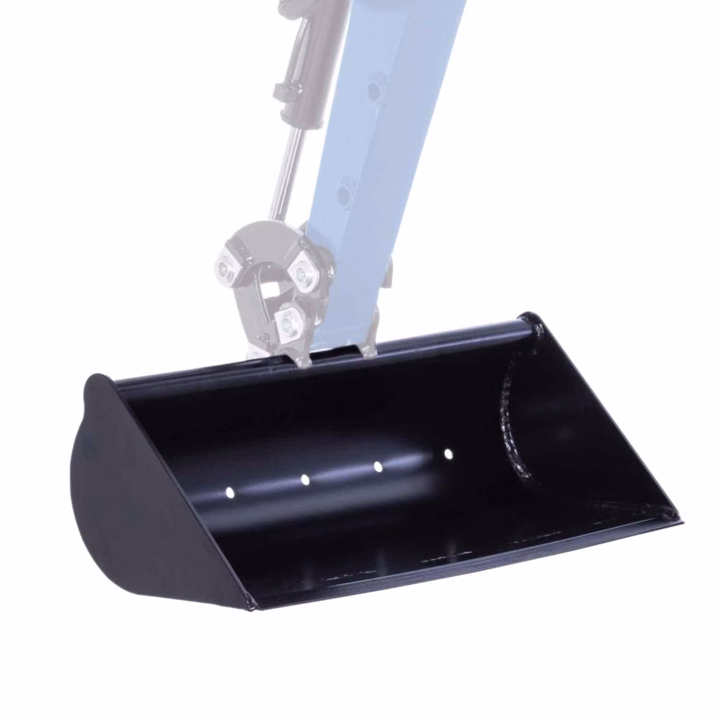 Pale per scavi inclinati Scheppach per mini-escavatori EXC815 | Larghezza: 700 mm | Volume: circa 62 litri | 0,062 m³ | Montaggio semplice