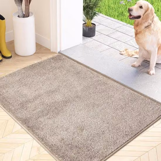 Tappetino antiscivolo per ingresso e per cani - Beige - 80x50 cm