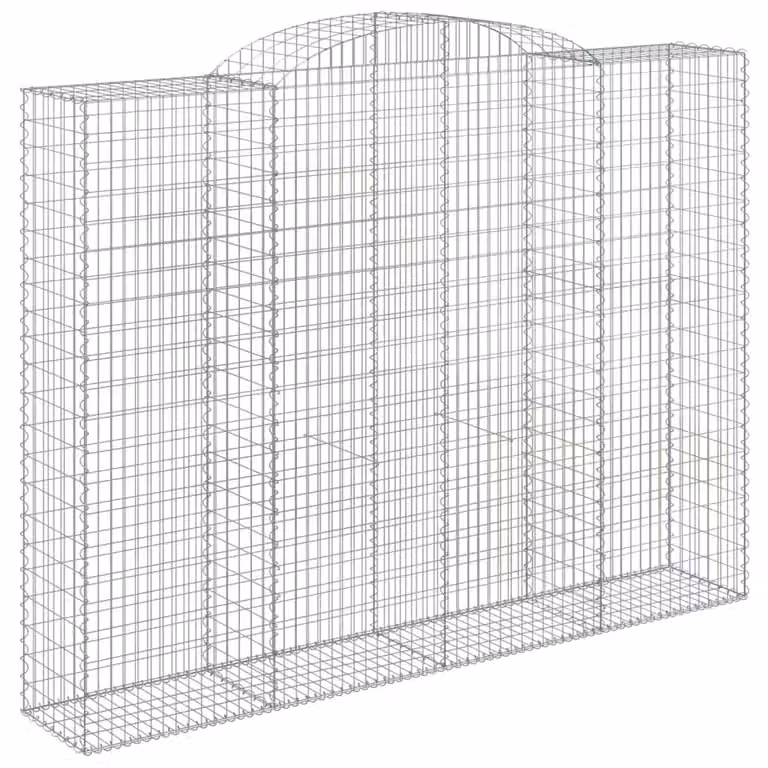 Cesto Gabbione ad Arco 300x50x220/240 cm Ferro Zincato