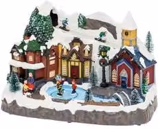 Paesaggio con movimento, luci e musica (34x16x24cm) XMAS KING 73425