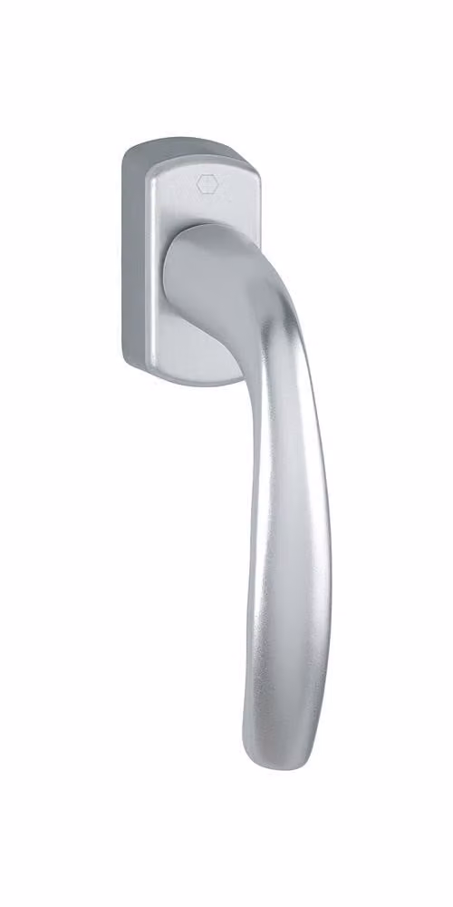 HOPPE Maniglia per finestra NY 0810/US10 Alluminio F1/naturale 32-42mm Secustik/VarioFit Stand - 3748612