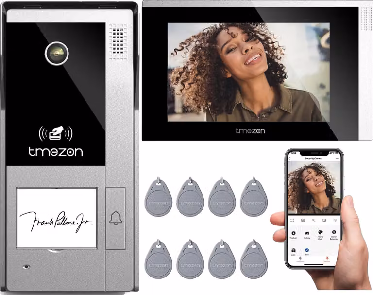 Videocitofono, touchscreen da 7 pollici, risoluzione 1080p