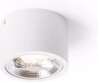 Plafoniera KELLY LED da soffitto bianca, dimmabile, 15W, 3000K, luce calda