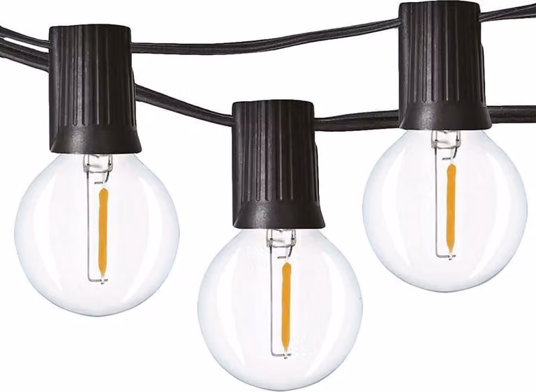 Catena di luci LED Solight - 25x lampadine per feste, 15m bianco caldo WO794