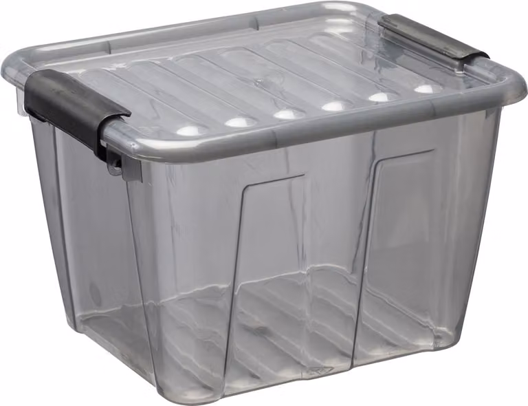 plast team 22340804 plast team storage box HOME BOX, 3,0 litri, grigio-