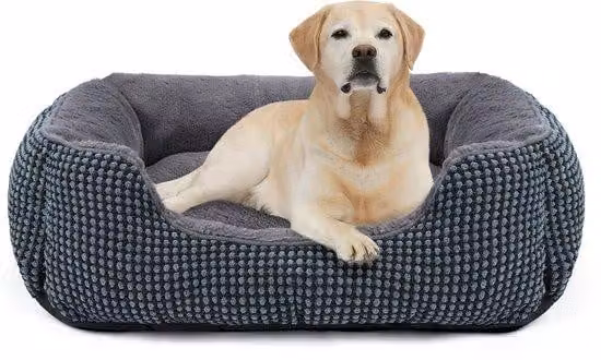 Cuscino per cani di taglia media, lettino lavabile per cani, comodo lettino per cani, cuscino antiscivolo per cani e gatti ansiosi, dimensioni 76x61x23 cm
