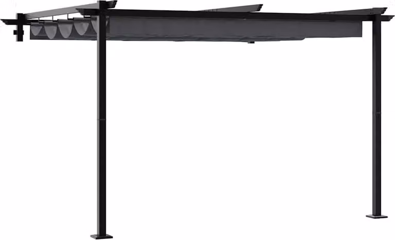 Gazebo 300 x 300 x 200 cm Antracite Poliestere