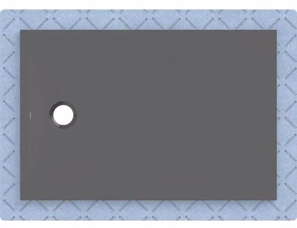 Geberit CleanFloor30 surface de douche, intégrée, avec voile d'étanchéité, 120x80cm, 551.006.DM.1, 551.006.DM.1