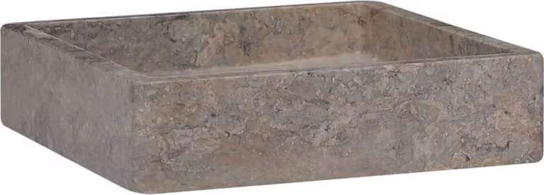 Lavandino Grigio 40x40x10 cm in Marmo