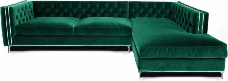 Ecksofa Blau Wohnlandschaft xxl Möbel Design Couch Eckgarnitur Polster big