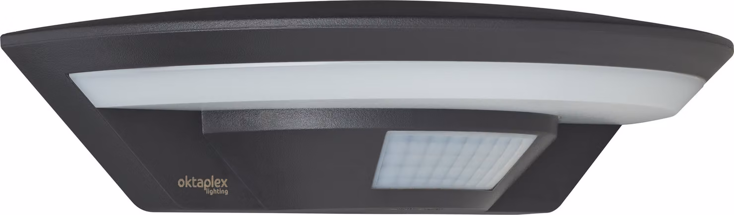 Applique da esterno a LED con rilevatore di movimento IP54 230V lampada da parete 3000K bianco caldo Lampada da esterno a LED antracite