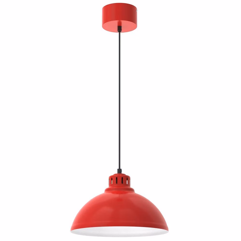 Lampada a sospensione rossa SVEN 9225 Luminex
