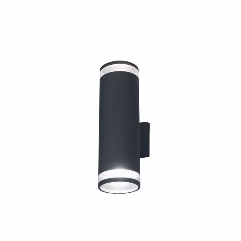 Applique da esterno ROCK grafite 2xE27x60W in alluminio, dimensioni: 35x11x11 cm, IP44, Nowodvorski Lighting