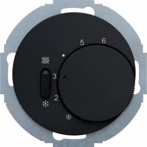 Berker 20292035, Interruttore per centralina, Plastica, Metallo, Nero, 230 V, 1 pezzo