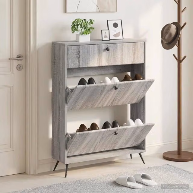Mobile per scarpe BREDA 78 x 24 x 103 cm Legno ingegnerizzato 897541