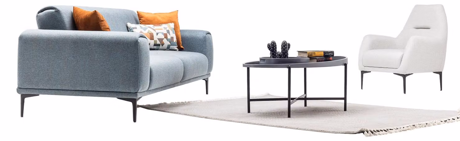 Sofagarnitur Couch Polster Set Garnituren Möbel Wohnzimmer 3+1 Sitzer Sofa