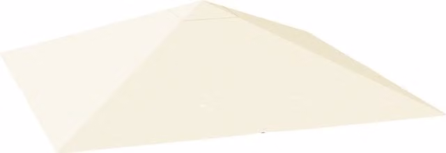 Copertura per Gazebo da Giardino Outsunny in Tessuto Oxford 600D Bianco Crema, 300 x 300 cm