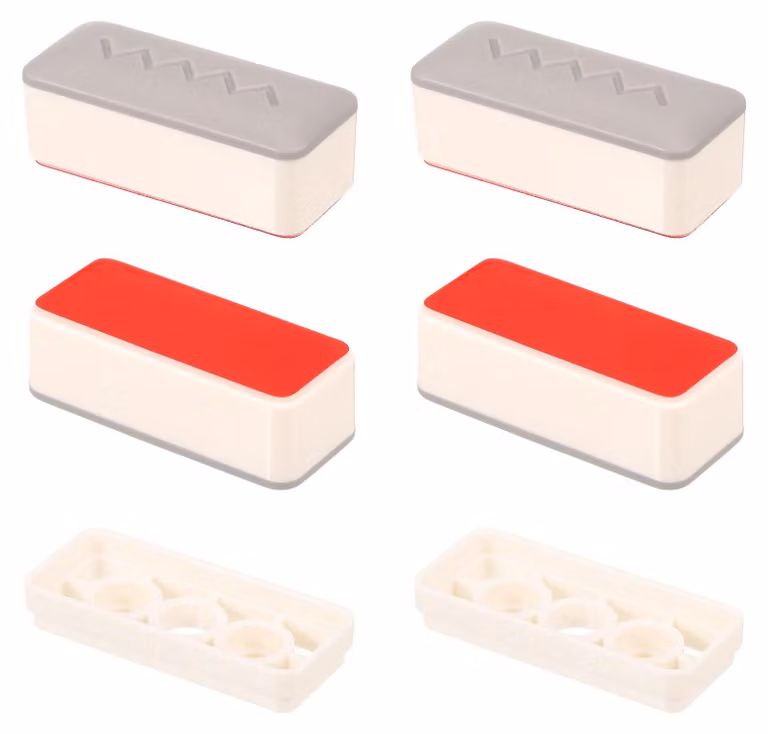Solidchoice - Set di 4 paracolpi per WC con forte adesivo, ideali per proteggere il coperchio del water