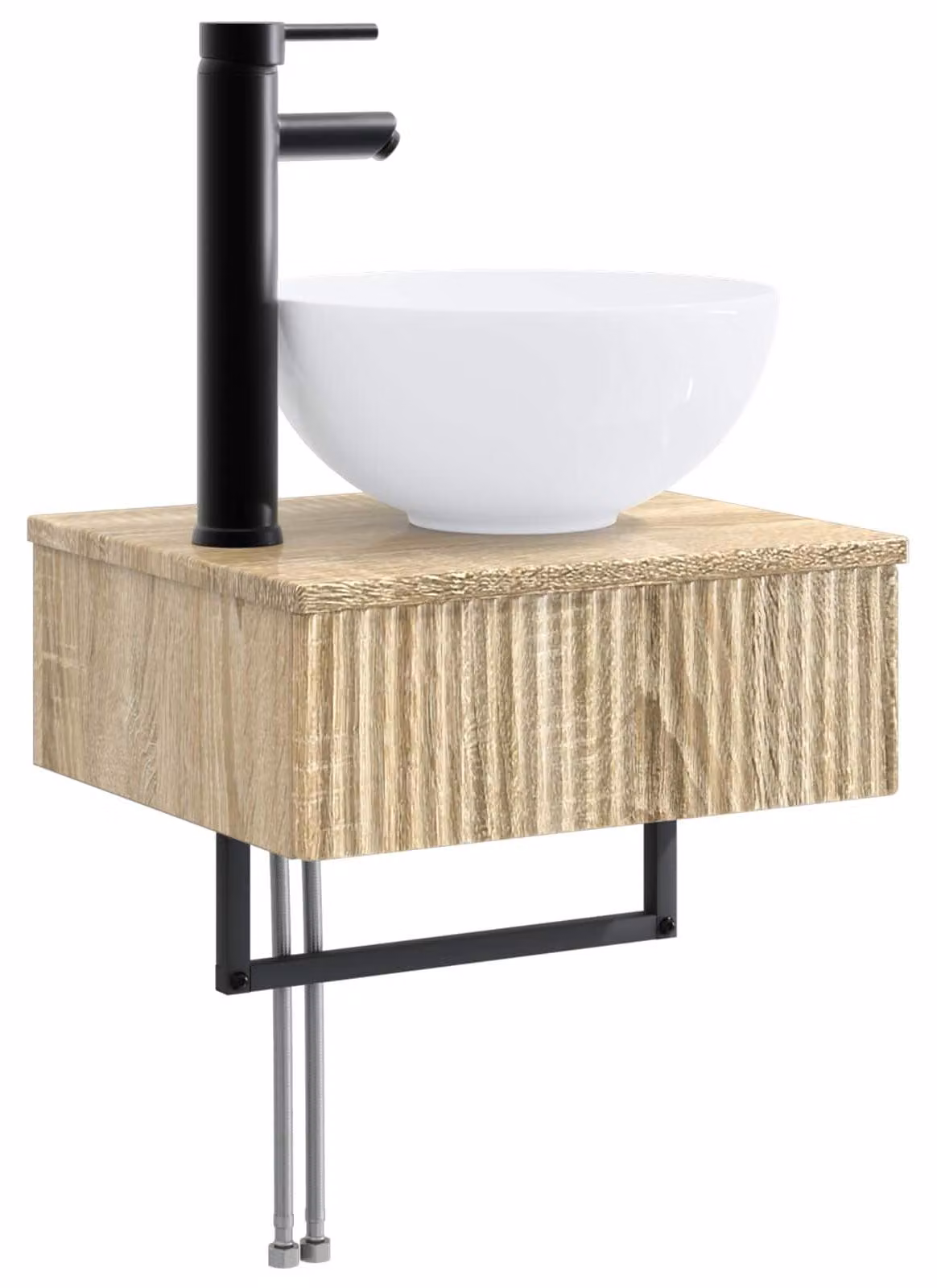 Lavabo da Parete Rovere Sonoma 40 x 35 x 39 cm