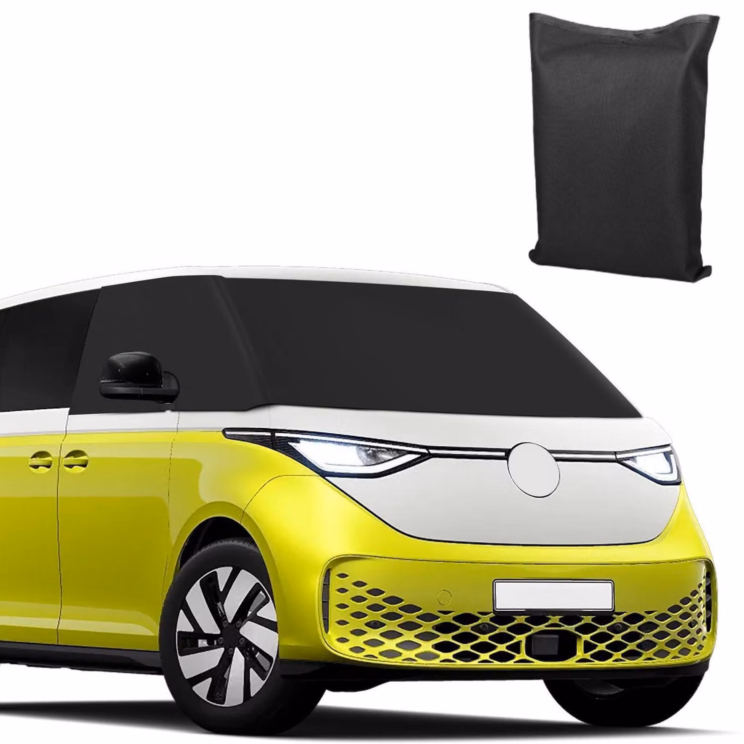 Copertura per parabrezza per VW ID Buzz 2022-2025, realizzata in tessuto Oxford 600D, impermeabile e resistente alle intemperie
