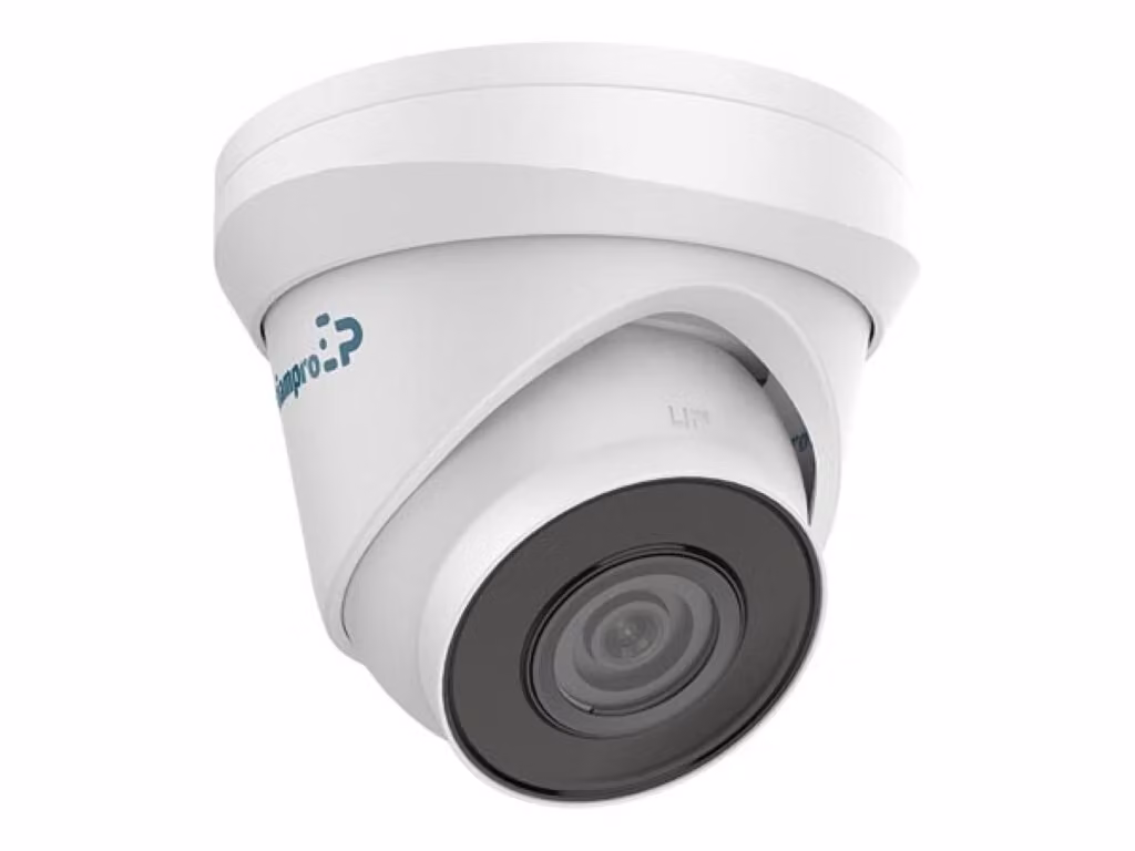 Telecamera torretta di rete fissa 4 Mp Ir (Ip) - Bianca