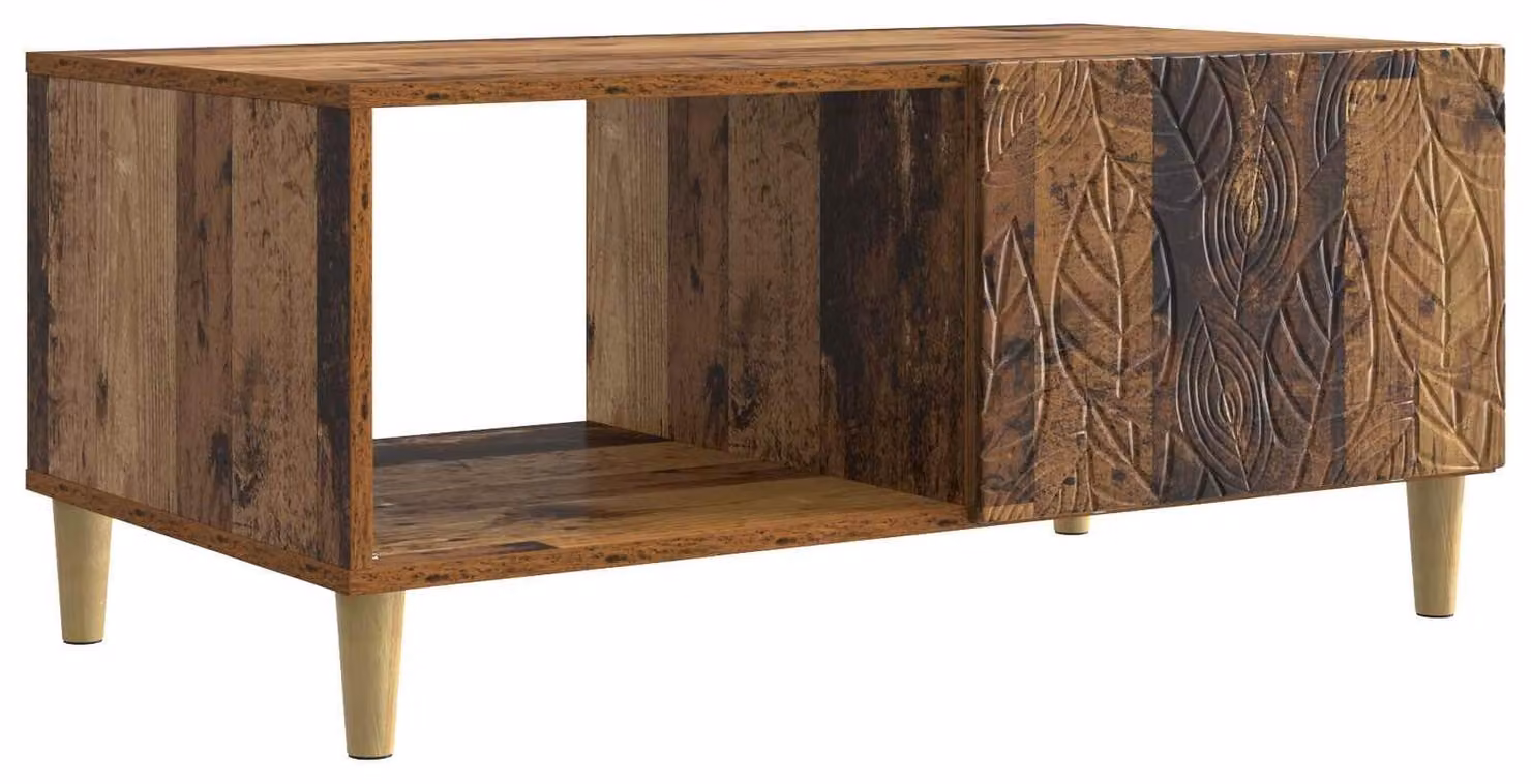 Tavolino da salotto Legno antico 90 x 50 x 40 cm