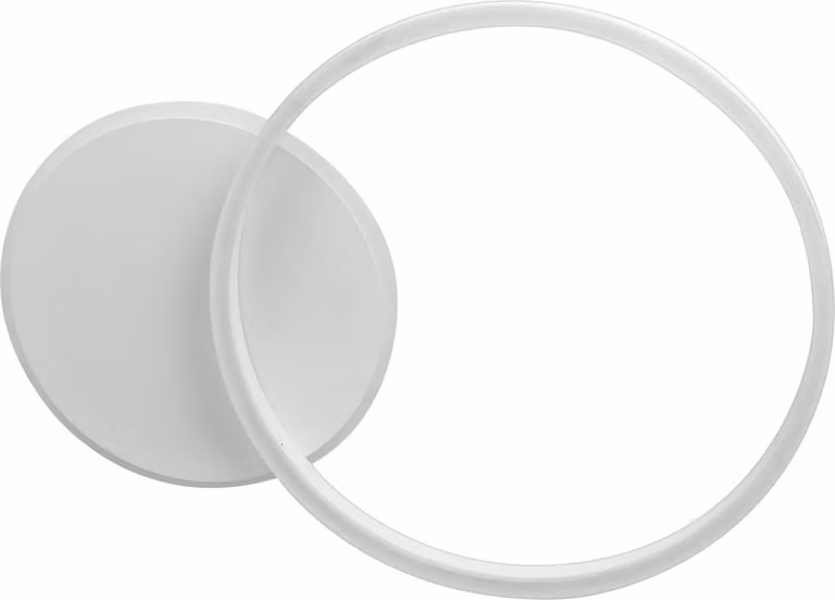 Lampada da soffitto a LED ROMAN 40W 4000K 3400lm in alluminio bianco, dimensioni: 5x58x40 cm, IP20, Polux