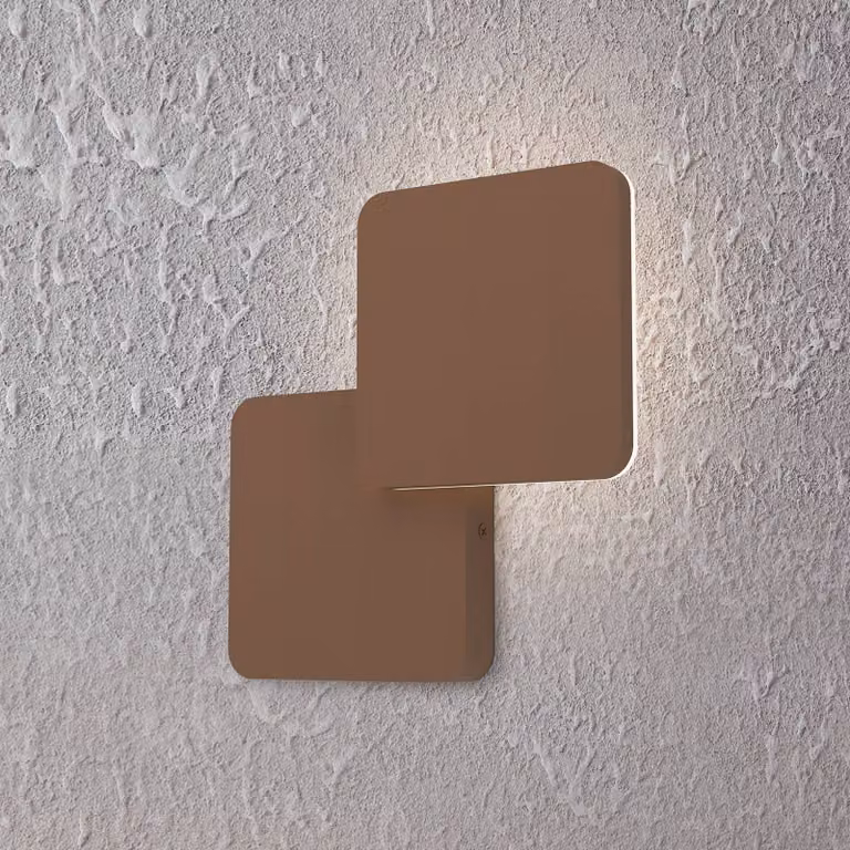 EGLO Applique da esterni Pedersano, Marrone / Ruggine, Alluminio, Moderno, Applique da esterni