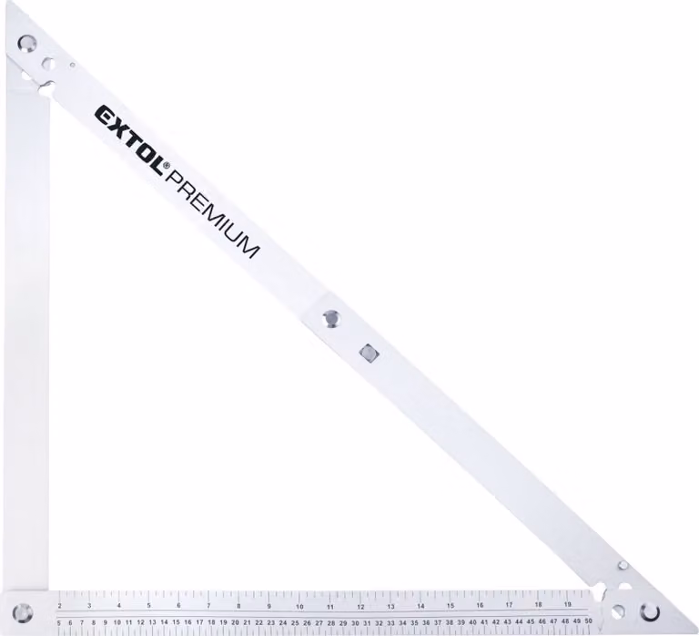 angolo pieghevole, 600 mm, alluminio