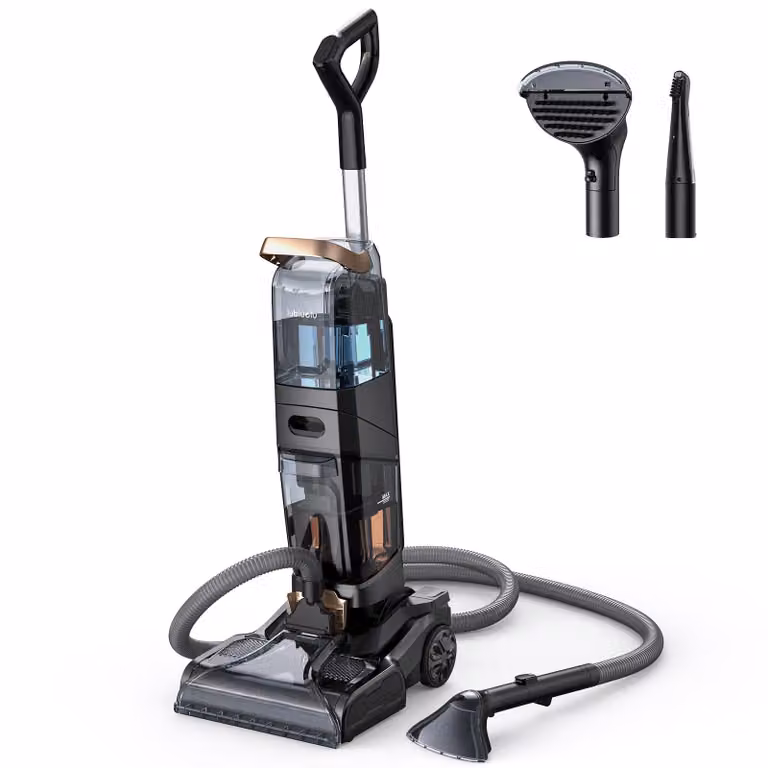 Lubluelu X3, aspirapolvere per la pulizia dei tappeti, 19 kPa, 1200 W, con tubo flessibile, sistema a doppio serbatoio, pulitore per tessuti per divani, tappeti e sedili auto
