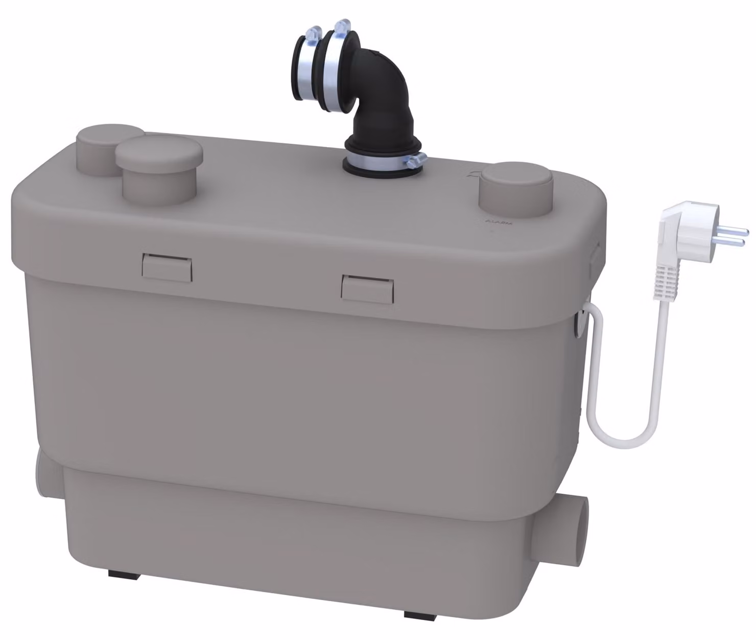 Pompa di sollevamento - 400W - Capacità di 6000 litri all'ora - Metallo - Bianco - Elettrica - Per uso interno
