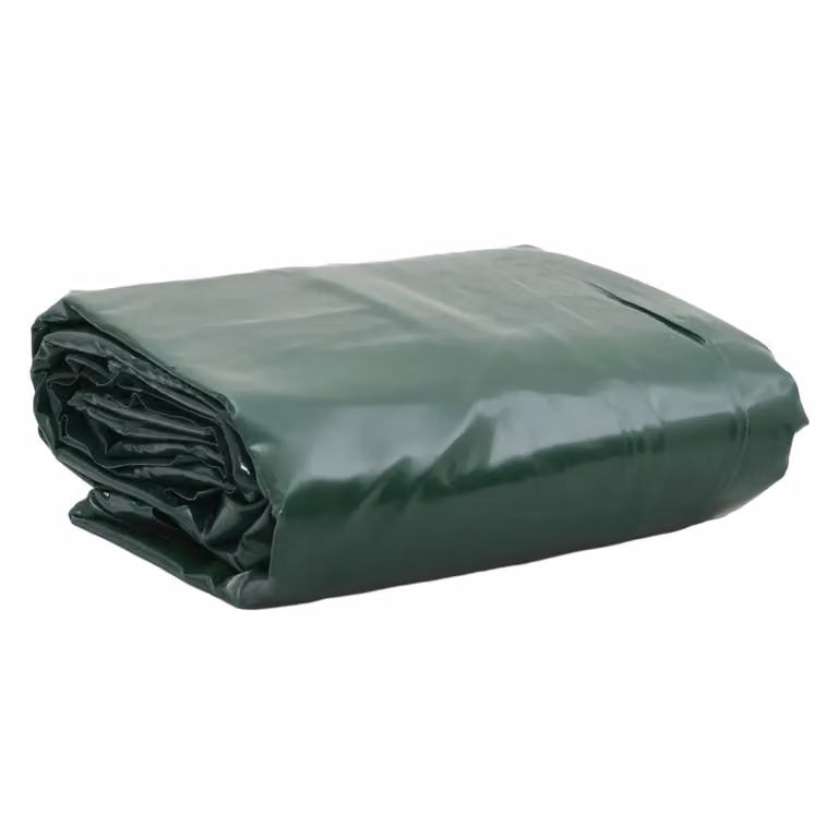 Telo verde vidaXL con rivestimento in PVC 650g/m2, L: 6 m, P: 1,5 m