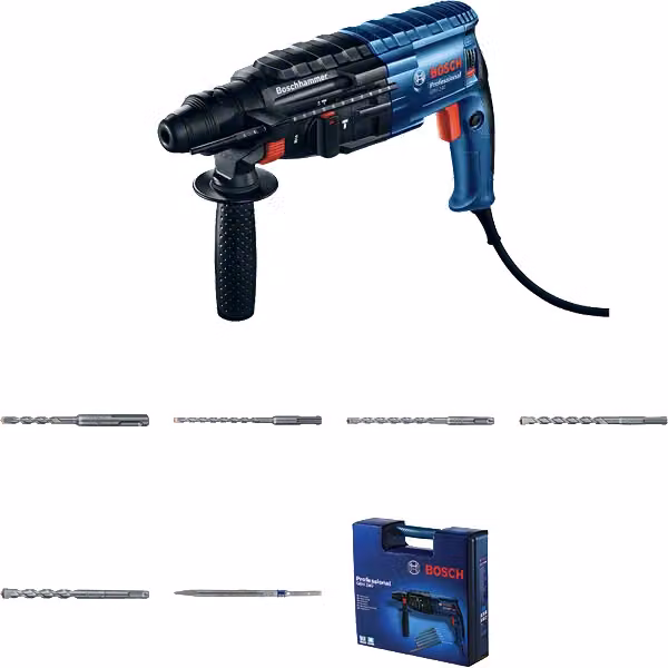 Tassellatore elettrico SDS Plus Bosch GBH 240 da 790W blu