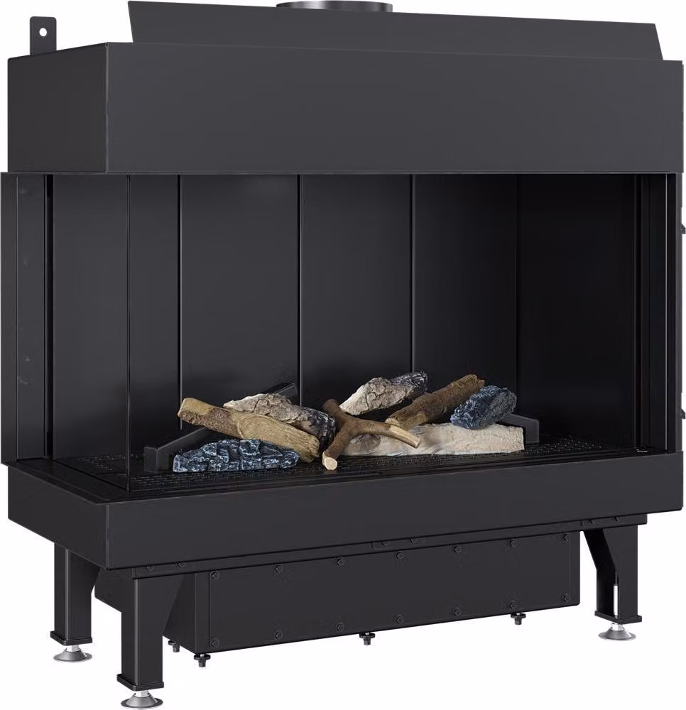 Caminetto a gas KRATKI LEO 70 a sinistra a gas naturale ∅ 100/150 7,3 kW