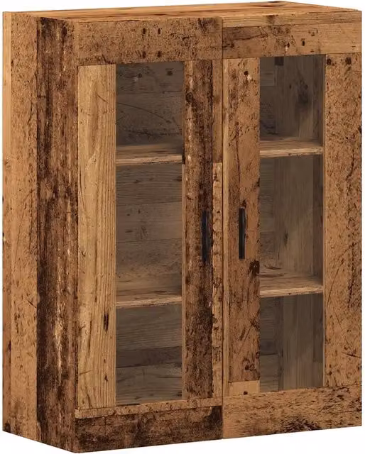 Armadio da parete vintage design pratico spazio di archiviazione ottimizzato 69,5 x 34 x 90 cm in legno vecchio 02_0051150