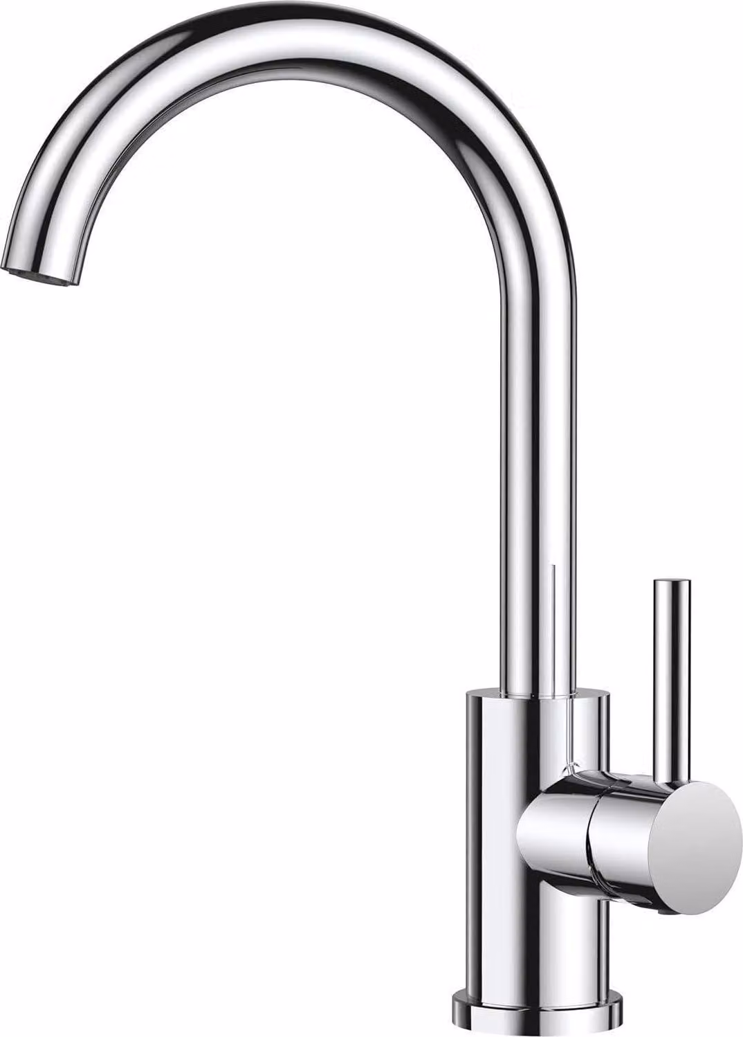 Rubinetto da cucina FORIOUS in acciaio inox miscelatore monocomando girevole a 360°