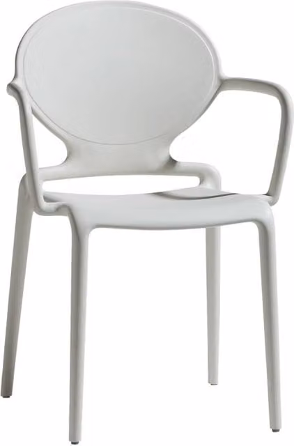 SET 4 SEDIE GIO TECNOPOLIMERO CON BRACCIOLI SCAB DESIGN - Lino 11