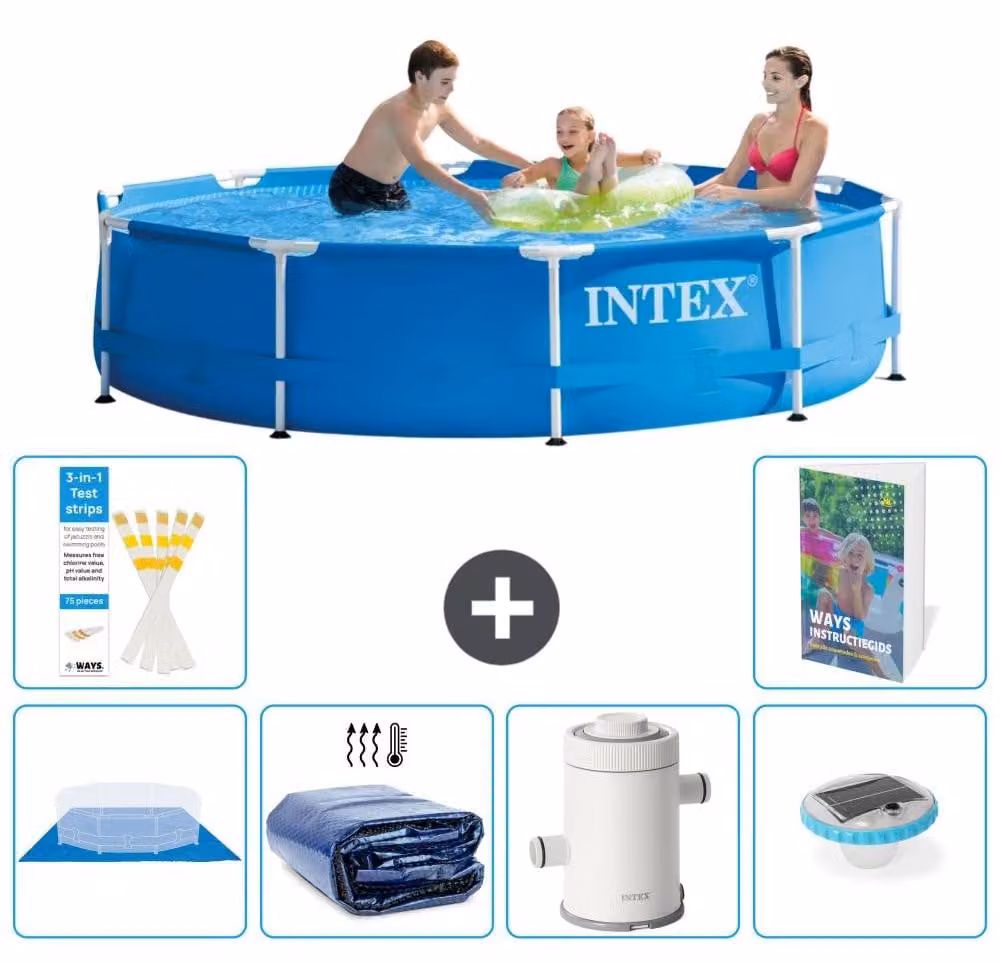 Piscina autoportante rettangolare - 305x76 cm - 5 pezzi - Modello S98