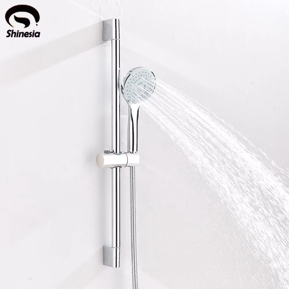 Miscelatore doccia termostatico, controllo automatico della temperatura, design moderno, cromato