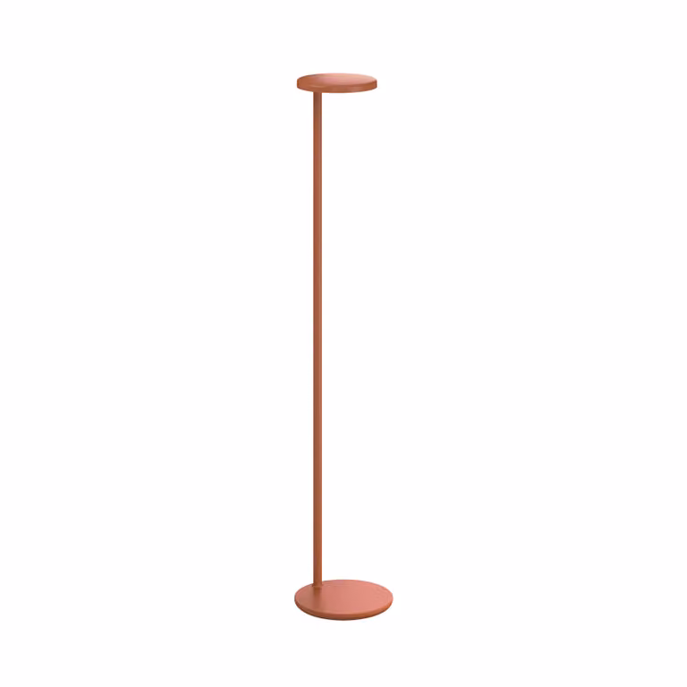 Flos - Oblique Floor USB-C - Lampada da terra - Ruggine Opaco