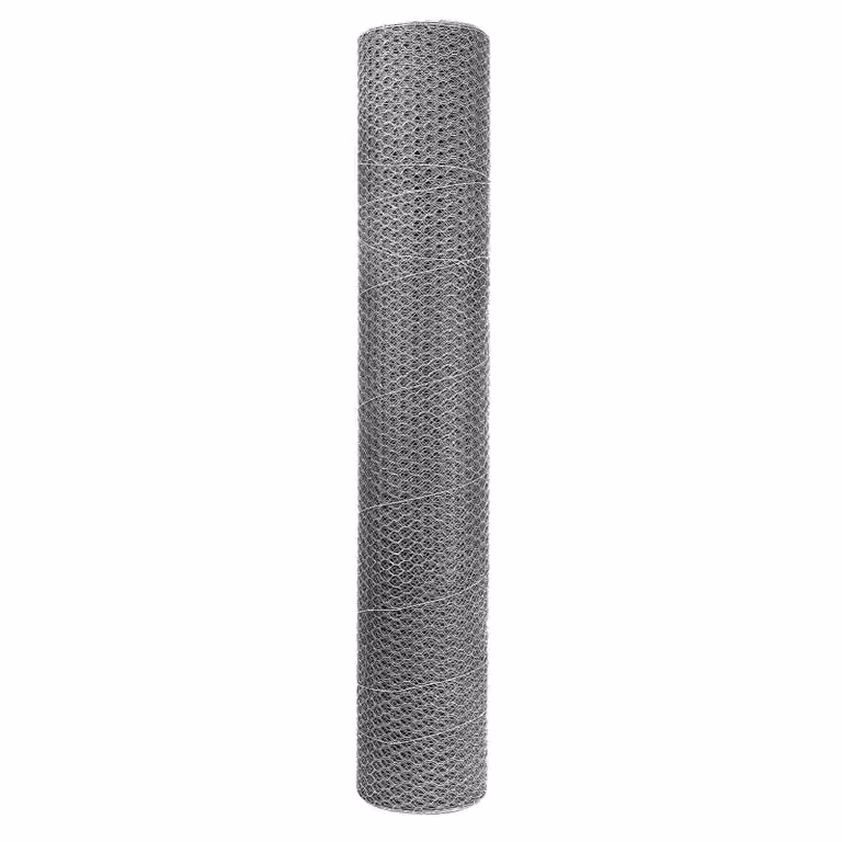 Rete vinilica esagonale zincata 13 mm, 1x25 m, filo 0,75 mm